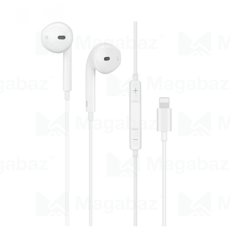 Гарнитура_HOCO_Apple--Lightning_вкладыши_белая