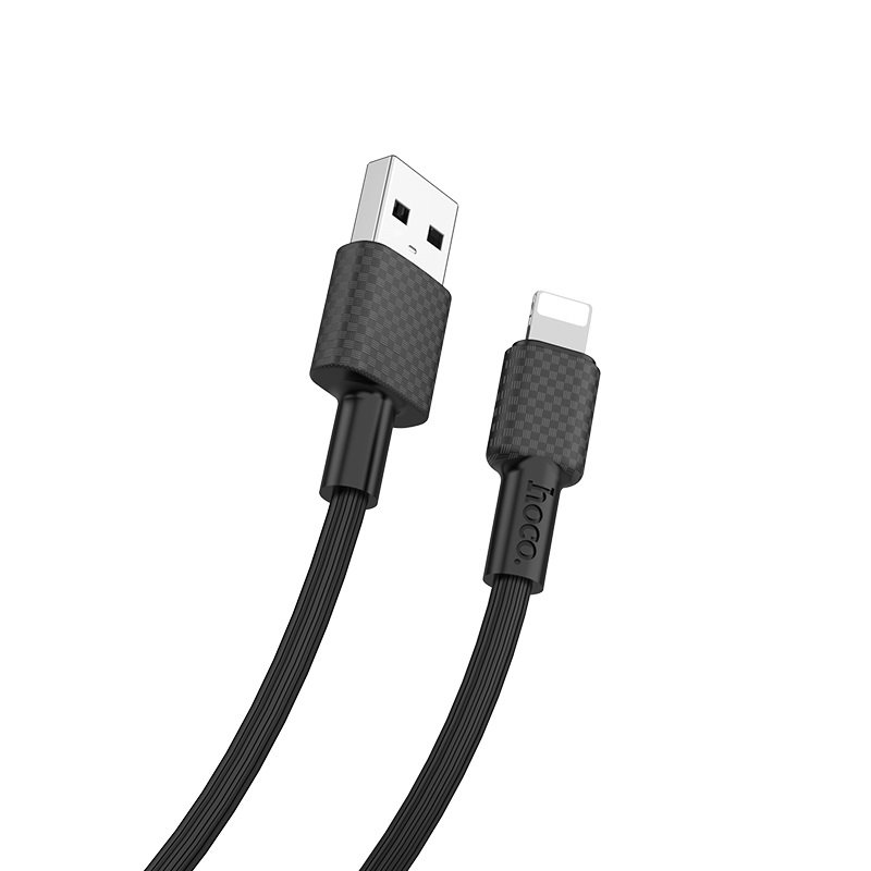 USB-кабель_Apple-- Lightning_HOCO_X29_круглый_черный_1м