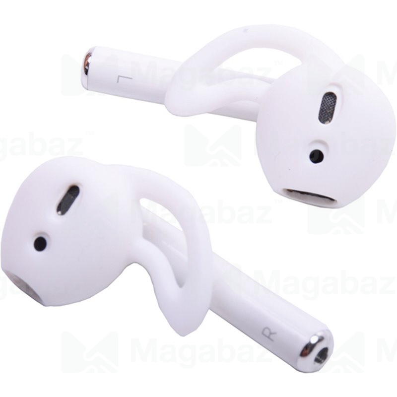 Насадка внутриканальная для наушников формата Air Pods_No Name_Вид №2_белое_тех.пак.