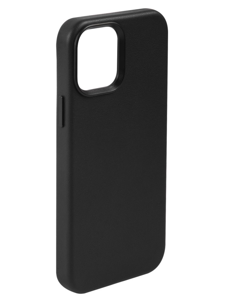 Накладка для_Apple-- iPhone 13_1.005_Red Line_MagSafe_кожаная_черная