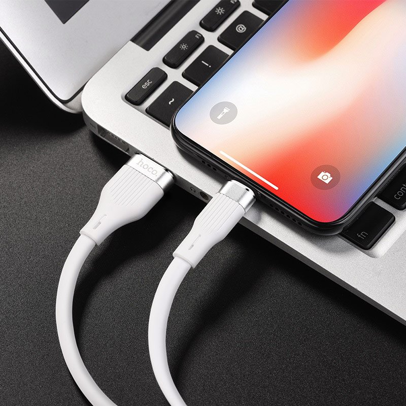 USB-кабель_Apple-- Lightning_HOCO_U72_TPU_белый_1,2м
