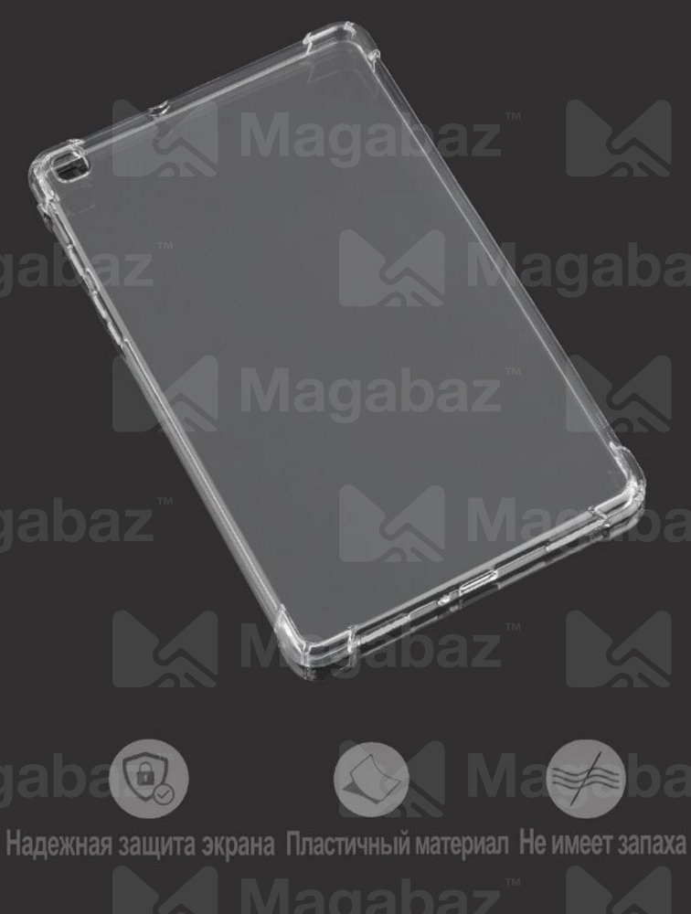 Накладка для_Huawei-- MatePad Pro (2021)_1.252_TPU 1.5mm_с усиленными углами_прозрачный_глянцевый_12
