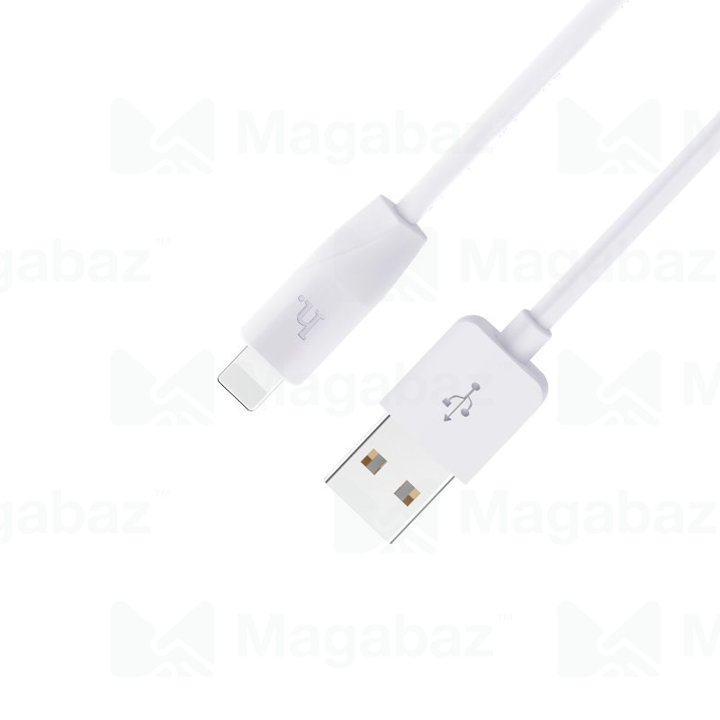 USB-кабель_Apple-- Lightning_HOCO_X1_TPU_(2шт)_белый_1м