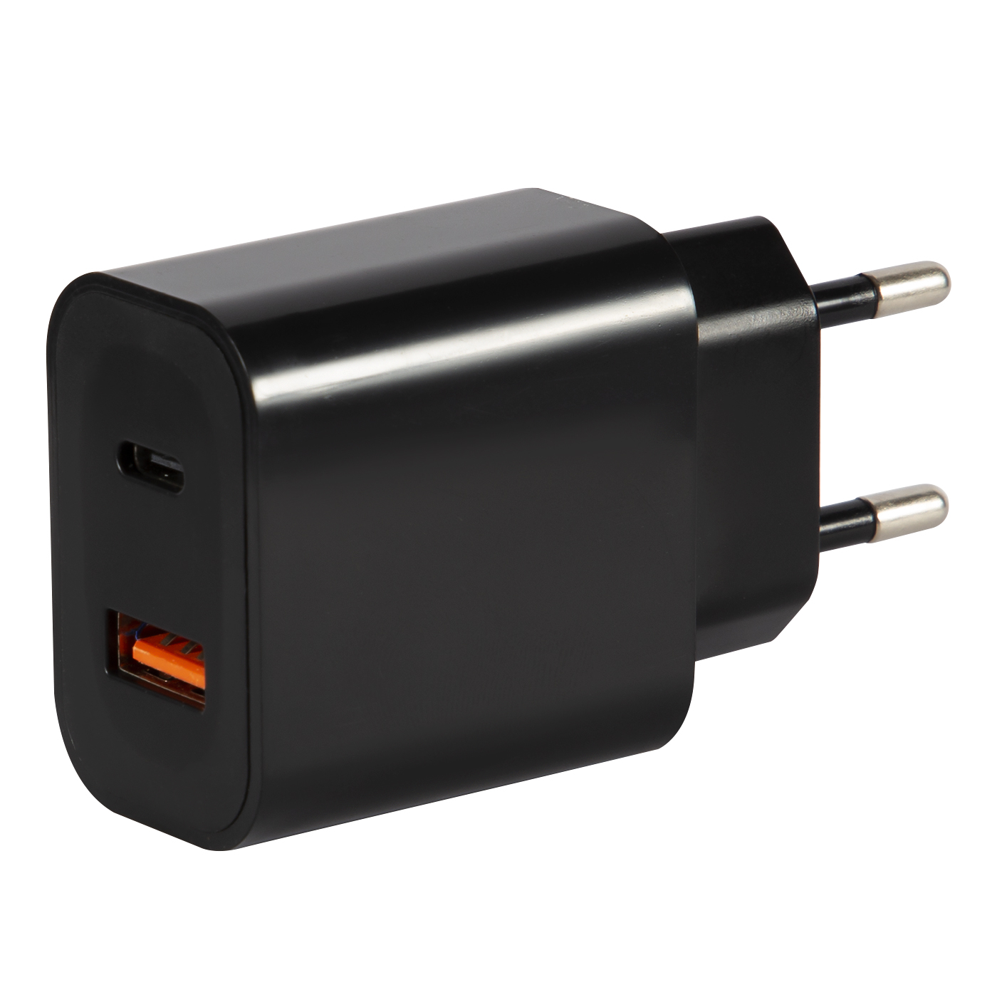 УЗУ блок-сеть_выход USB Type-C 3000 mA + usb кабель Type-C_Red Line_NQC-13_PD 20W_черный