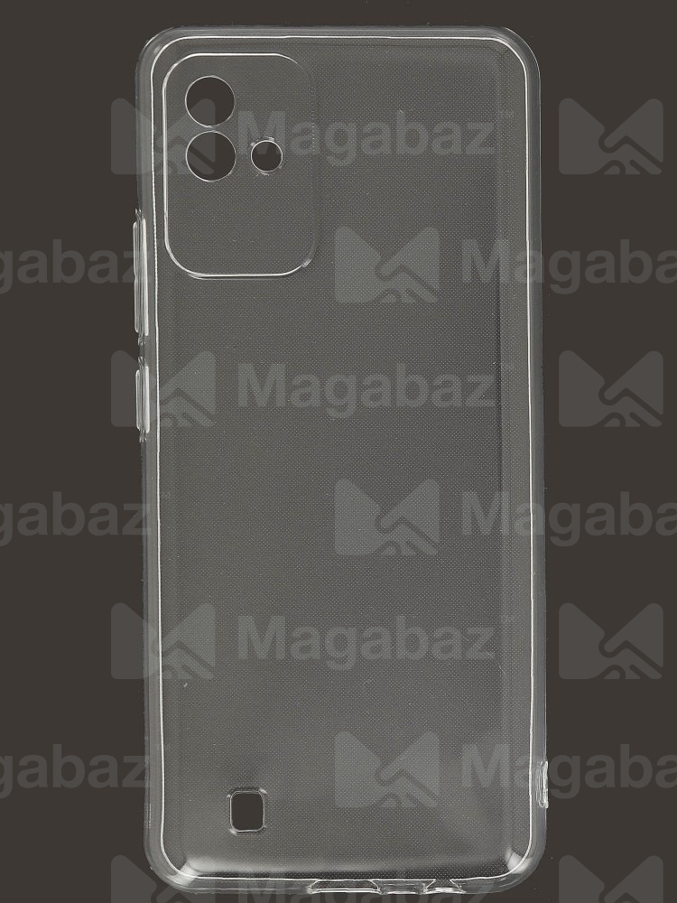 Накладка для_Realme-- Narzo 50i_1.146-1_TPU mp 1mm_с ЗАЩИТОЙ камеры_прозрачный_глянцевый