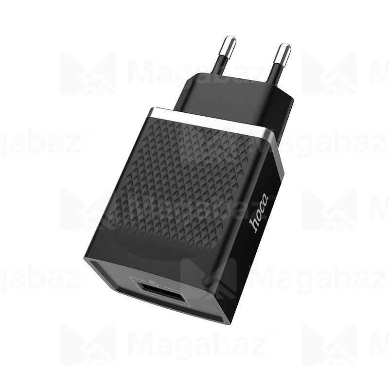УЗУ блок-сеть_выход USB 3000 mA_HOCO_C42A_черный