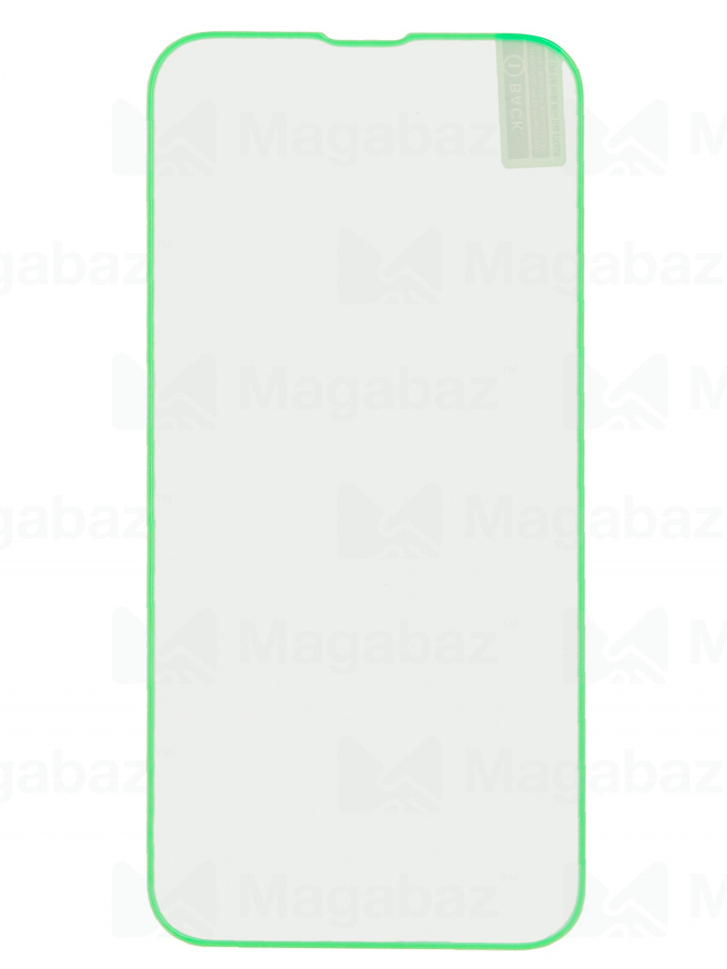 Защита дисплея_Tecno--Camon 18P_2.158_стекло_Glass PRO_FULL GLUE_светящееся_зеленое_тех.пак._(кратно