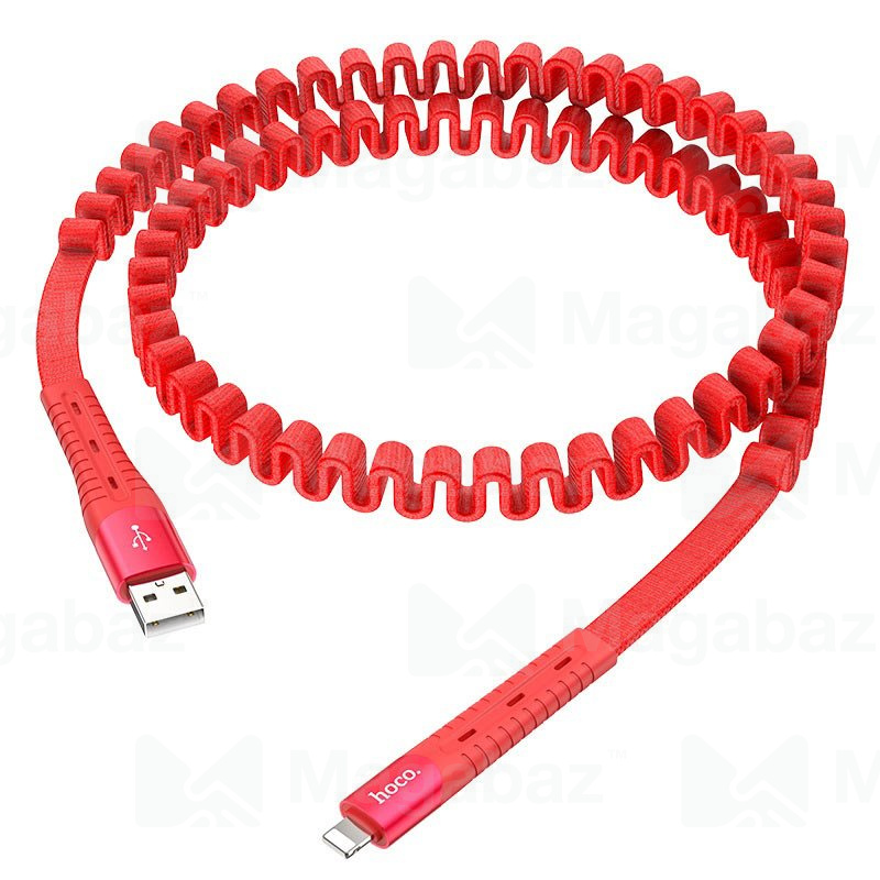 USB-кабель_Apple-- Lightning_HOCO_U78_TPU_красный_1,2м
