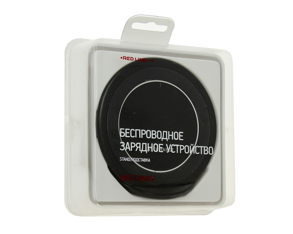 УЗУ_беспроводное_Red Line_Fast Charge_подставка_2100 mA_чёрное