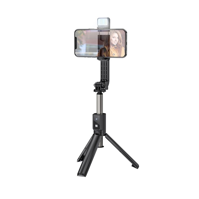 Монопод для селфи_HOCO_K15_Bluetooth_чёрный