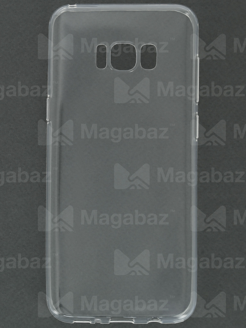 Накладка для_Samsung-- S8 Plus/SM-G955F_1.146_TPU mp 1mm_с БОРТИКОМ в отверстии камеры_прозрачный_гл