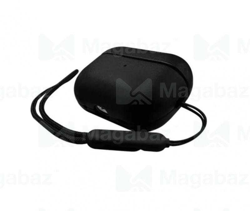 Чехол для наушников_1.059_Apple-- AirPods 3_Kzdoo * K-Doo_Luxcraft_PC + PU leather_black