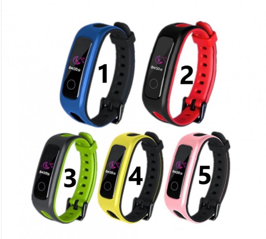 Ремешок на руку для_Huawei-- Honor Band 4 Running Edition_No Name_TPU_зеленый_3