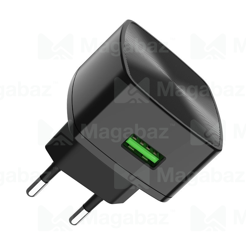УЗУ блок-сеть_выход USB 3000 mA_HOCO_C70A_черный