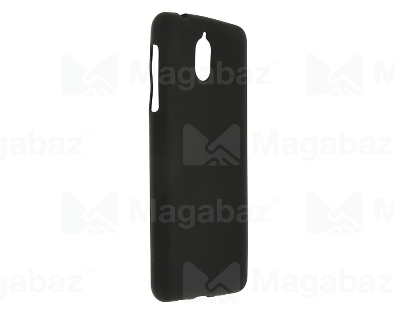 Накладка для_Nokia-- 3.1 (2018)_1.205_TPU mate_черный_1.2mm