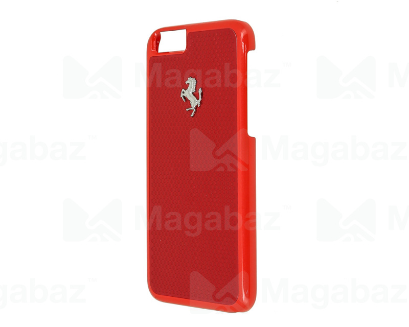 Накладка для_Apple-- iPhone 6 * 6s_1.020_CG - mobile_Ferrari_PC_Aluminium plate Hard_красная