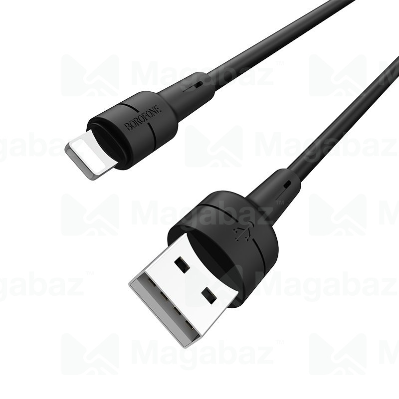 USB-кабель_Apple-- Lightning_Borofone_BX30_TPU_черный_1м