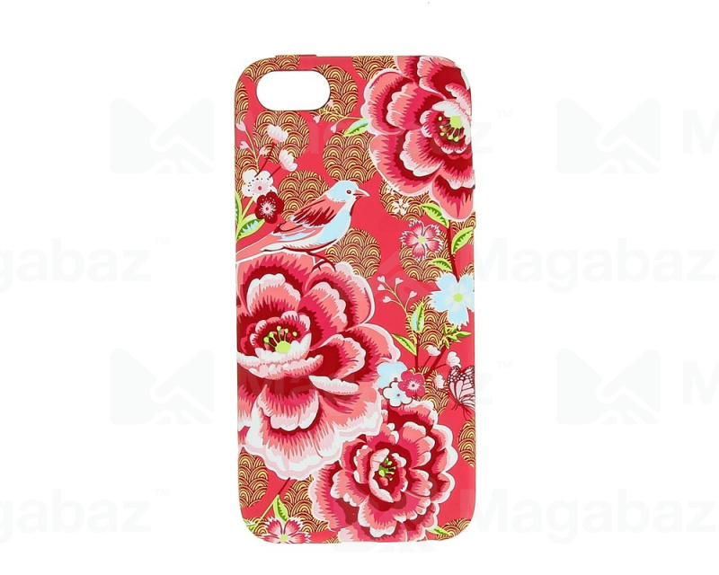 Накладка для_Apple-- iPhone 5 * 5s * SE_1.095_Luxo_цветы - птицы_F2