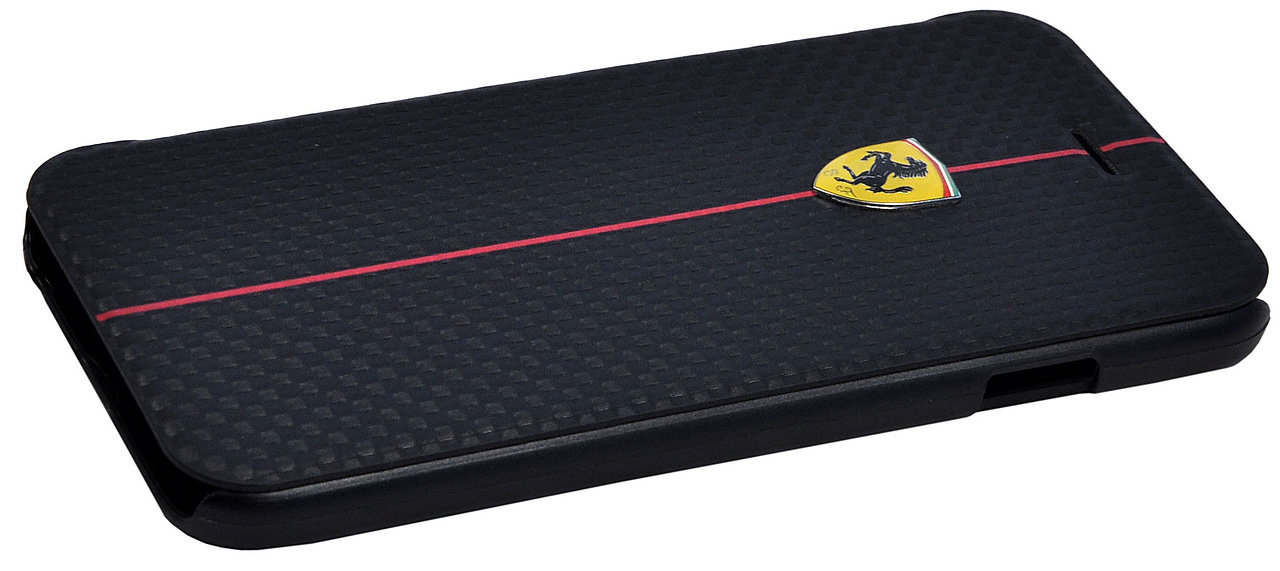 Чехол-книжка для_Apple-- iPhone 6 * 6s_1.310_CG - mobile_Ferrari_PC_Formula One Booktype_черный