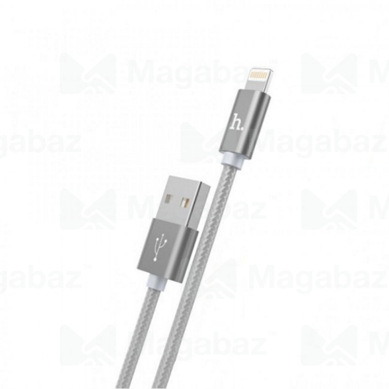 USB-кабель_Apple-- Lightning_HOCO_X2_в переплете_серый_1м