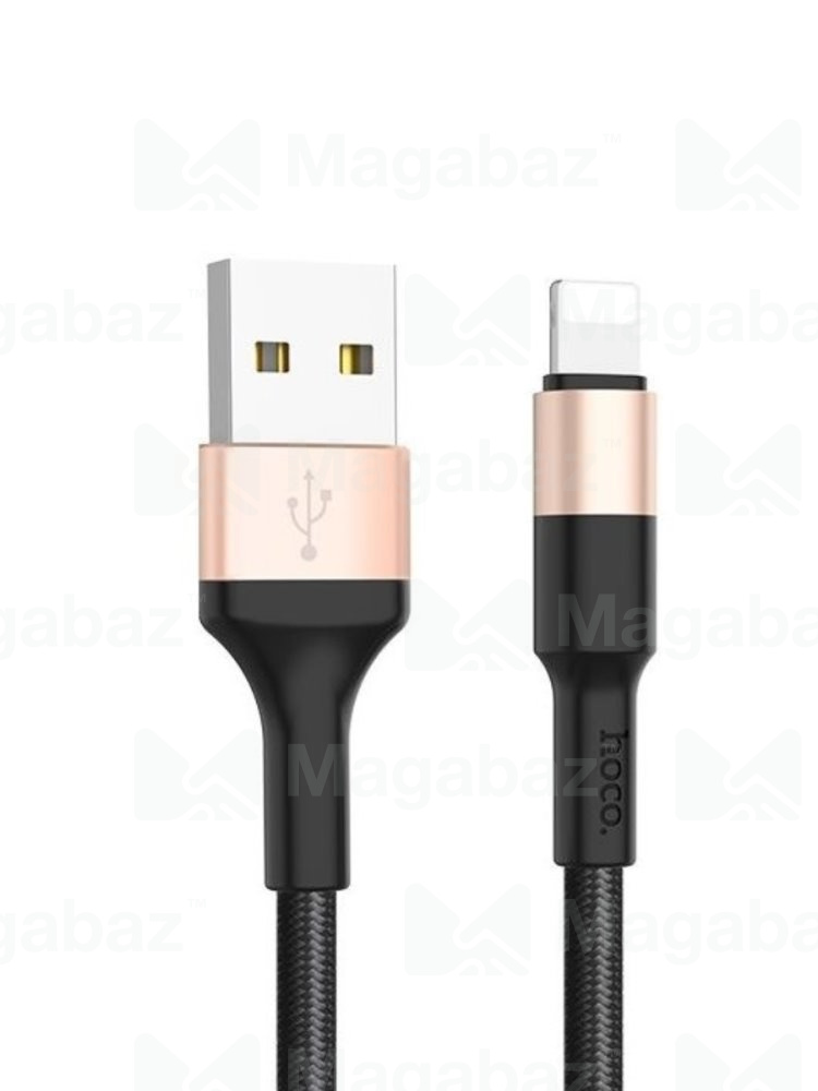 USB-кабель_Apple-- Lightning_HOCO_X26_TPU_черный_1м