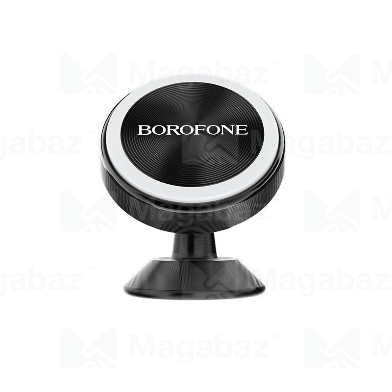 Авто - держатель для телефона_на липучке_магнитный_вращающийся_Borofone_(BH5)_черный