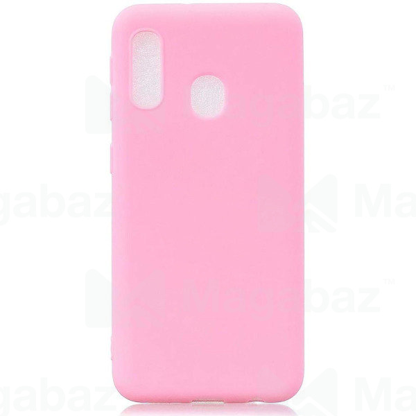 Накладка для_Samsung-- A7 (2018)_1.195_TPU mate 1mm_розовый