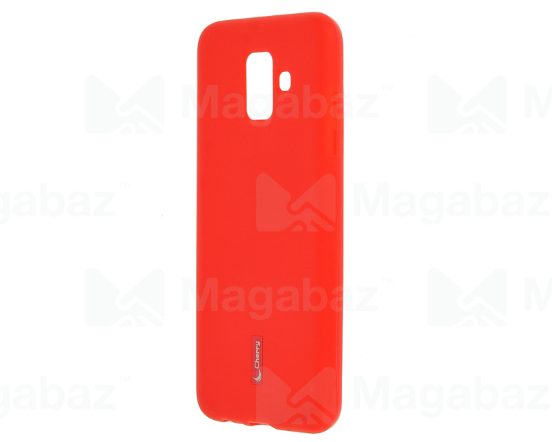 Накладка для_Samsung-- A6 (2018)_1.190_Cherry_красный