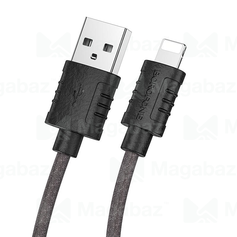 USB-кабель_Apple-- Lightning_Borofone_BX52_TPU_черный_1м