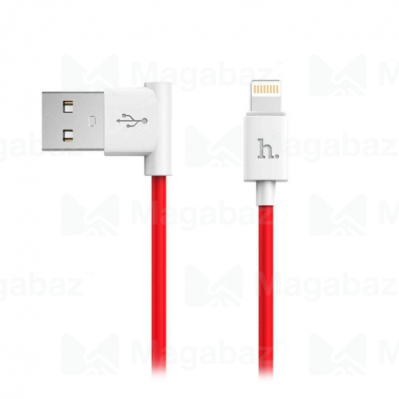 USB-кабель_Apple-- Lightning_HOCO_UPL11_TPU_красный_1.2м
