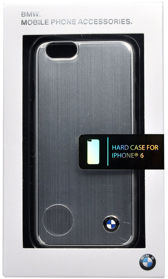 Накладка для_Apple-- iPhone 6 * 6s_1.020_CG - mobile_BMW_AL_Signature Brushed aluminium Hard_серебри