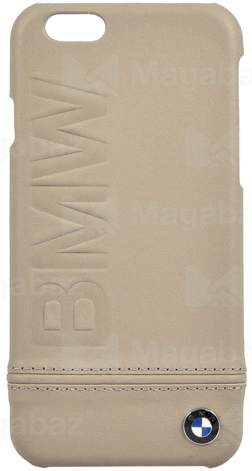 Накладка для_Apple-- iPhone 6 * 6s_1.020_CG - mobile_BMW_Leather_Signature Logo imprint Hard_темно-с
