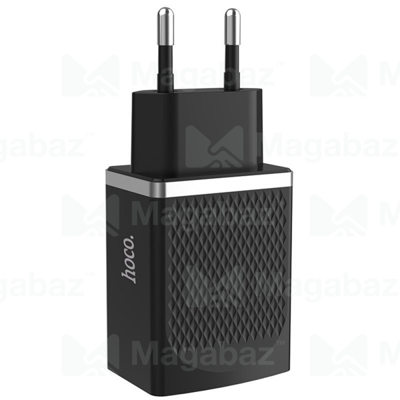 УЗУ блок-сеть_выход USB 3000 mA_HOCO_С42А_черный