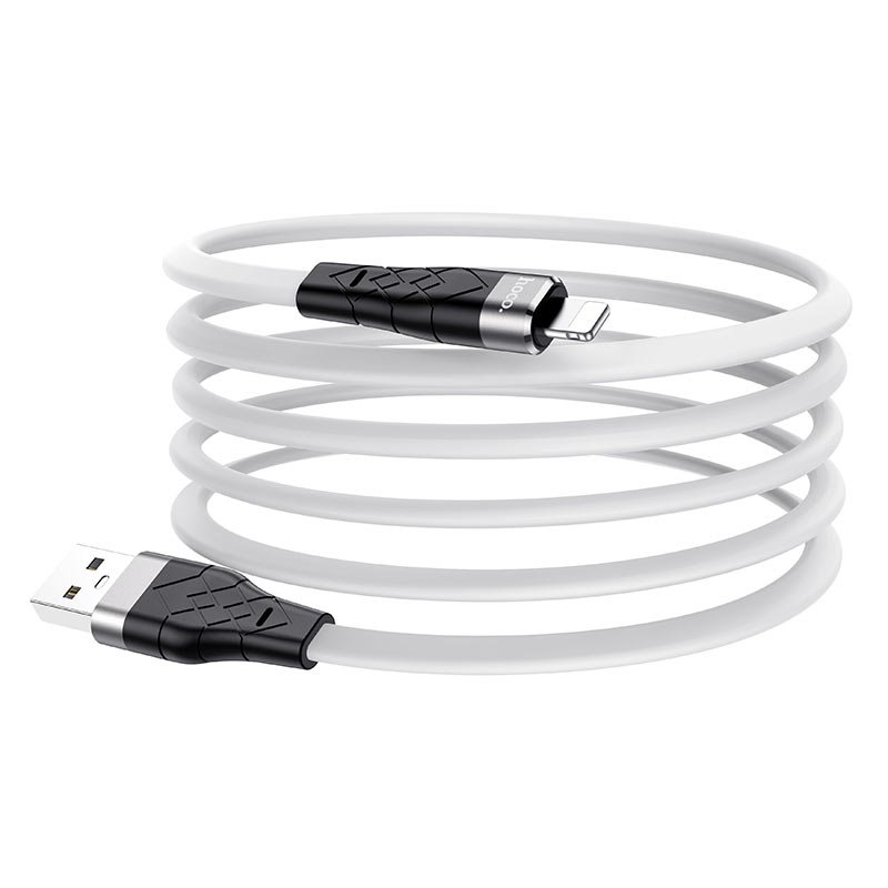 USB-кабель_Apple-- Lightning_HOCO_X53_TPU_плоский_белый_1м