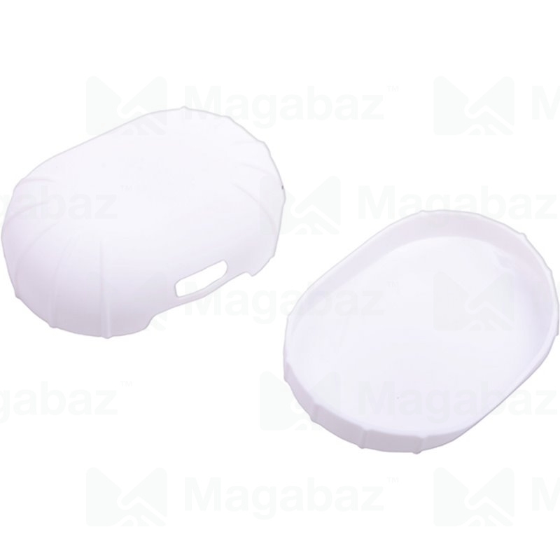 Чехол для наушников_Xiaomi-- AirDots_No Name_TPU_белый_2_тех.пак.