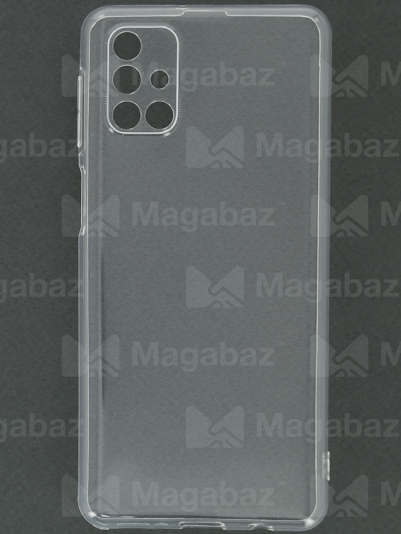 Накладка для_Samsung-- M31S_1.146-1_TPU mp 1mm_с ЗАЩИТОЙ камеры_прозрачный_глянцевый