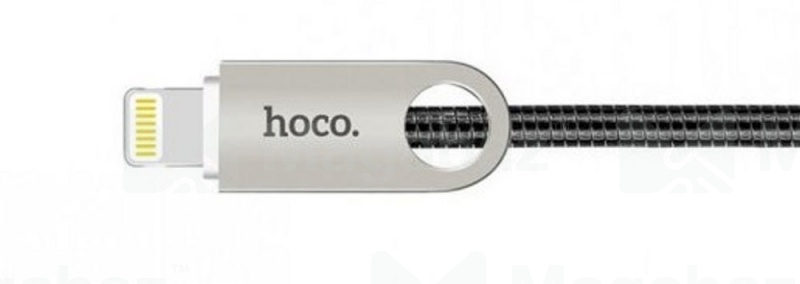 USB-кабель_Apple-- Lightning_HOCO_U8_металический переплет_черный_1м