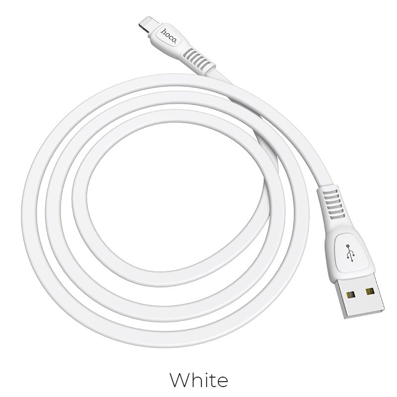 USB-кабель_Apple-- Lightning_HOCO_X40_TPU_белый_1м