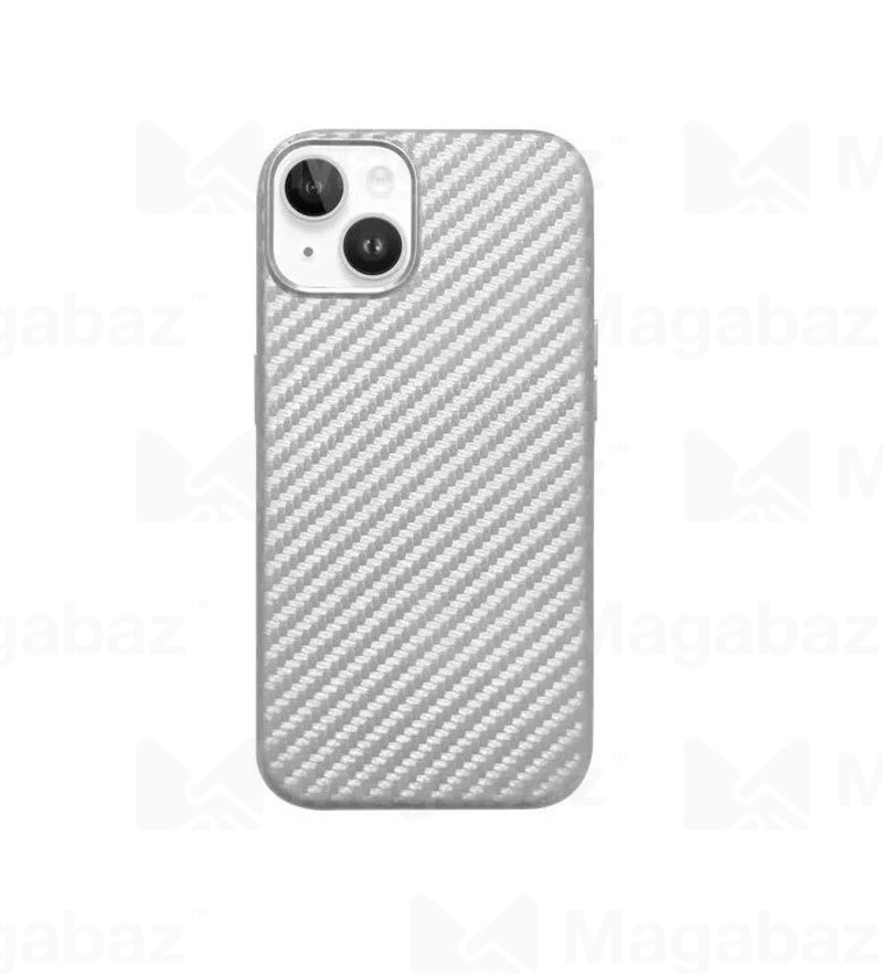Накладка для_Apple-- iPhone 14 PRO Max_1.009_KZDoo * K-Doo_Noble Collection Magsafe_Carbon silver