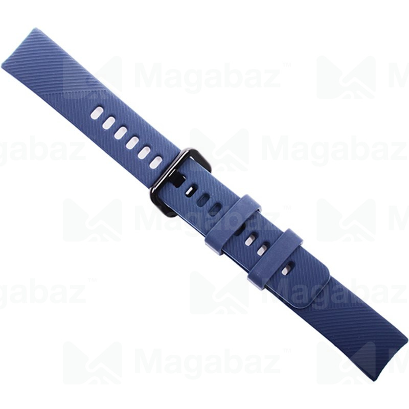 Ремешок на руку для_Huawei-- Honor Band 4_No Name_TPU_синий-темно_8