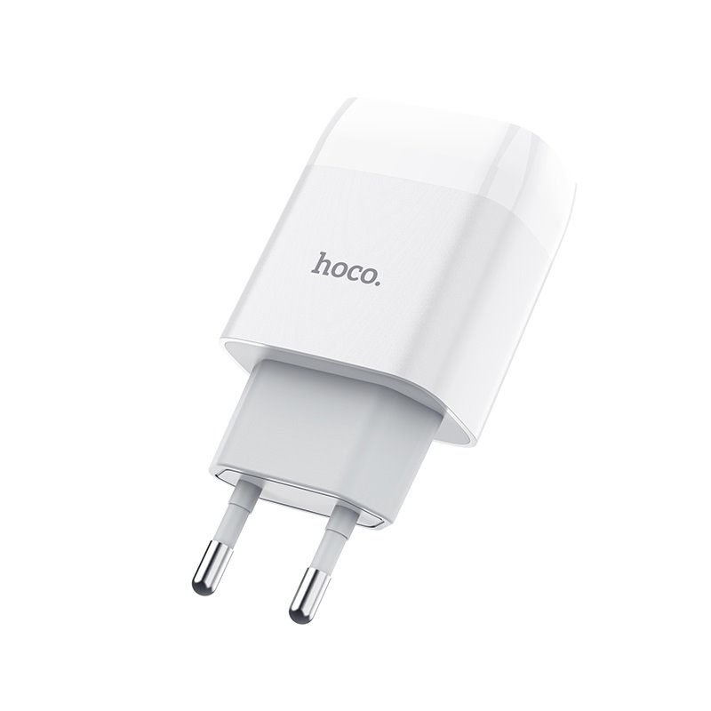 УЗУ блок-сеть_выходы USB 2400 mA/USB 2400 mA_HOCO_C73A_белый