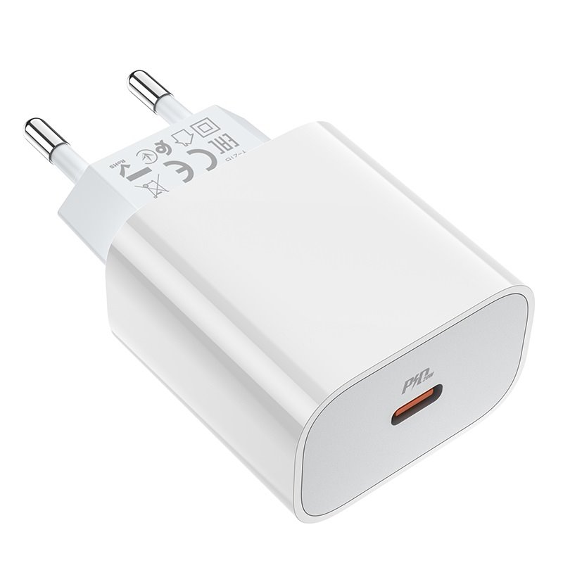 УЗУ блок-сеть_выход USB Type-C 3000 mA_HOCO_C76A Plus_PD20W_белый