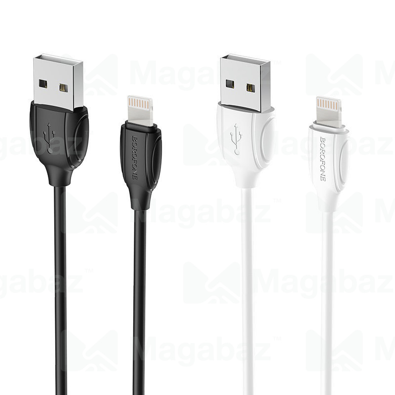 USB-кабель_Apple-- Lightning_Borofone_BX19_TPU_черный_1м