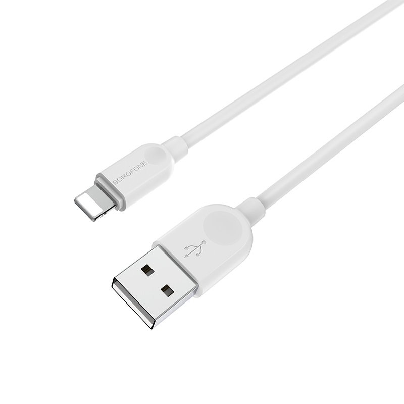 USB-кабель_Apple-- Lightning_Borofone_BX14_TPU_белый_2м