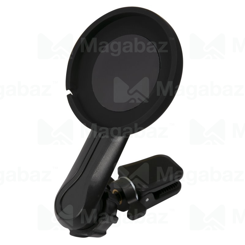 Авто - держатель для телефона_прищепка_для ЗУ MagSafe_вращающийся_на ножке_Red Line_черный_тех.пак.
