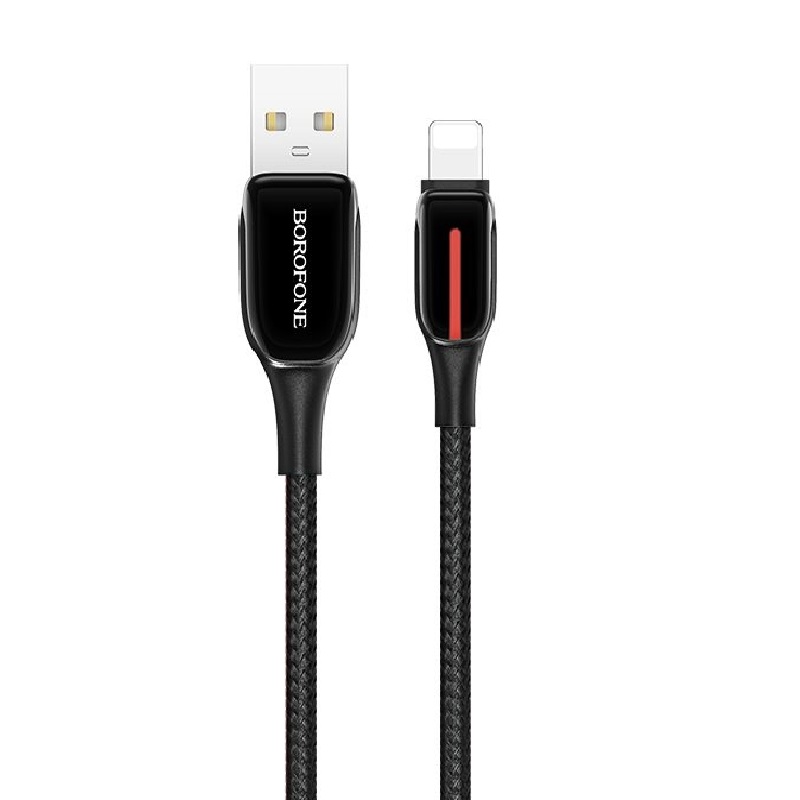 USB-кабель_Apple-- Lightning_Borofone_BU14_в переплете_черный_1,2м