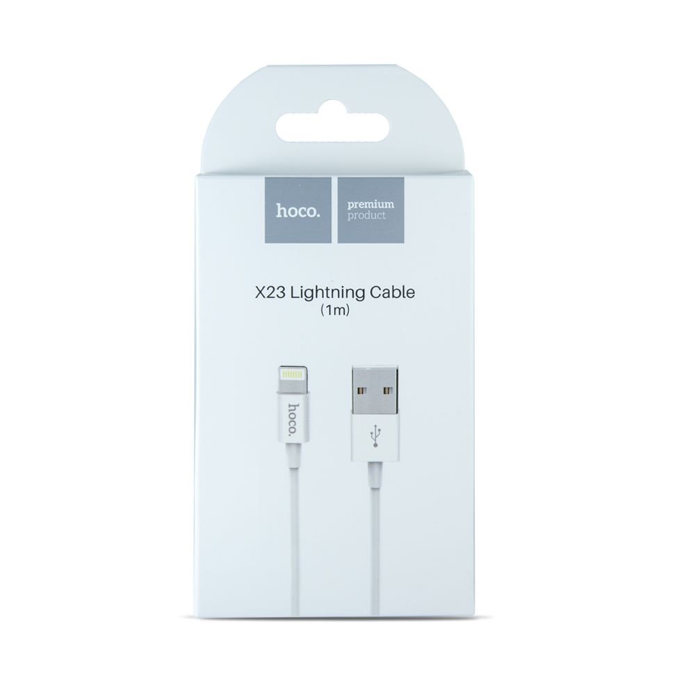USB-кабель_Apple-- Lightning_HOCO_X23_TPU_белый_1м