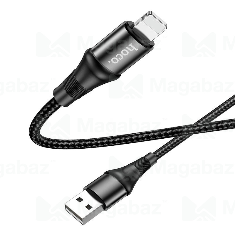 USB-кабель_Apple-- Lightning_HOCO_X50_в переплете_черный_1м