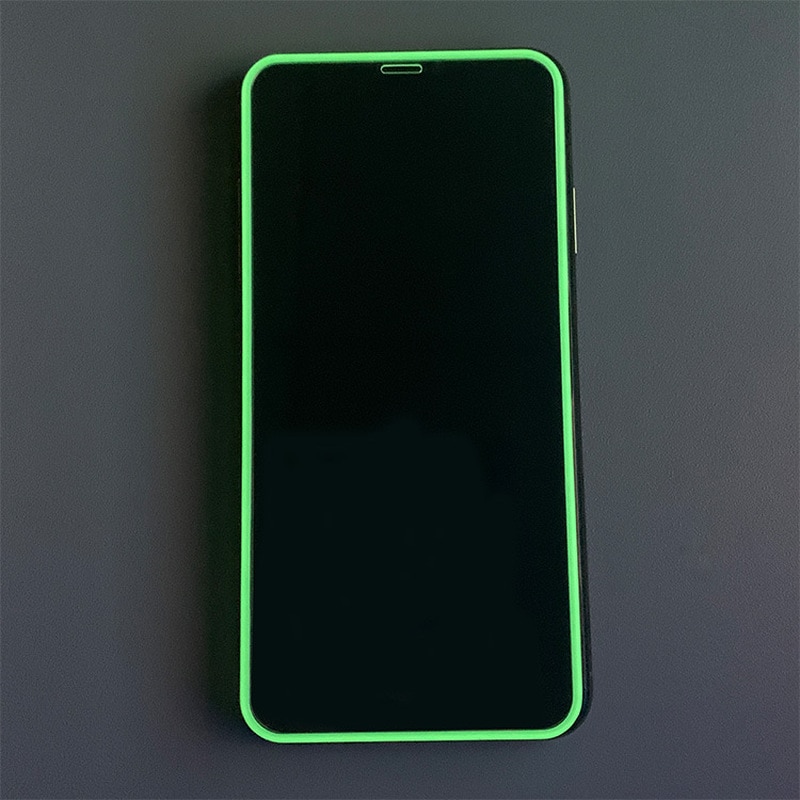 Защита дисплея_Tecno-- Camon 18P_2.158_стекло_Glass PRO_FULL GLUE_светящееся_белое_тех.пак._(кратно 