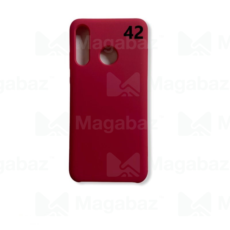 Накладка для_Samsung--A41_1.105_Silicon Cover_без логотипа_красный-темно_42